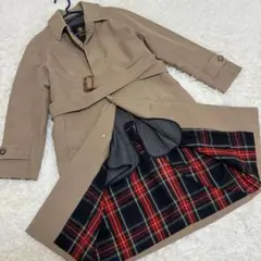 Drawer　ドロワー　トレンチコート　ライナー付　ベルト　サイズ36　ブラウン