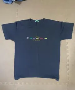 United Colors of Benetton Tシャツ ネイビー　刺繍