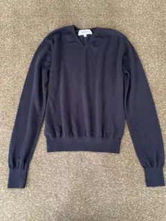 美品♪エンフォルド 圧縮ウール ニットセーター 変形 ドロップショルダー 人気✨エンフォルド 圧縮ウール 変形 ニットセータードロップ