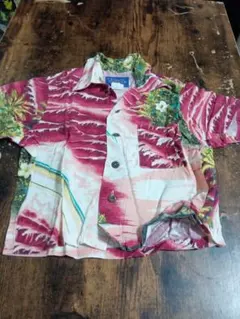 California B.F.W. ハワイアン半袖シャツ S