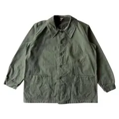 50s フランス軍 ヴィンテージ Vポケ カバーオール フレンチ ミリタリー古着