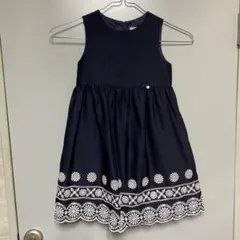 Tartine et Chocolatフォーマルワンピース ネイビー 120