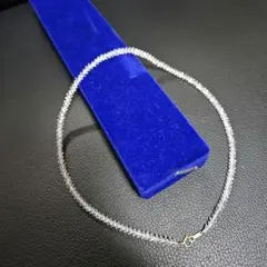 【未使用】K18×本水晶ネックレス 天然石保証アクセサリー