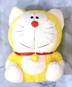 元祖ドラえもん 猫耳 ぬいぐるみ 貯金箱 レトロ 当時物 希少 /M2