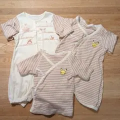 モンポケ ベビー服 ロンパース 肌着 3点セットのサムネイル