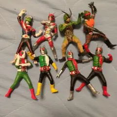 レトロ仮面ライダーフィギュアセットのサムネイル