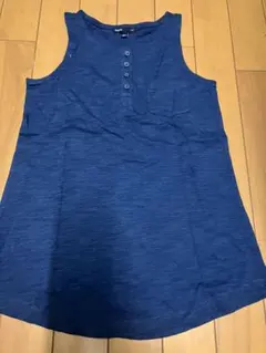 ギャップ　タンクトップ　150 ノースリーブ　ネイビー