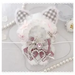 【10cmsize】 ぬい服 着ぐるみ ピンク&ブラウン推し活 ꒰ 76 ꒱