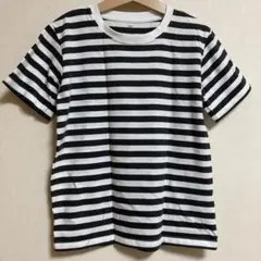 無印ボーダーTシャツ 130サイズ 半袖