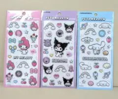 サンリオ PETA MELLOW ステッカー ３枚セット