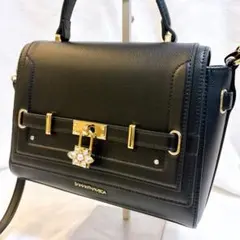 【完売品✨未使用級】サマンサベガ　2way ショルダー　ビジュー　南京錠