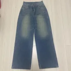 WEGO ワイドレッグデニム ライトブルー