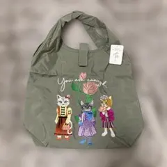 【新品・未使用】エコバッグ 猫 刺繍