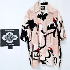 XXXL GAKKIN BUDSPOOL アロハシャツ 黒瑞鳥 鳳凰 舐達麻 - メルカリ