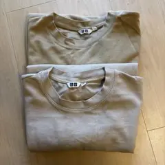 XL*ユニクロu エアリズムコットンオーバーサイズTシャツ 2枚セット