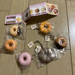 BANDAI ミスタードーナツ　ふにゅふにゅマスコット　6個セット　コンプリート