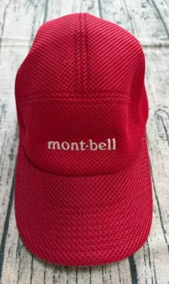 mont-bell モンベル メッシュキャップ レッド