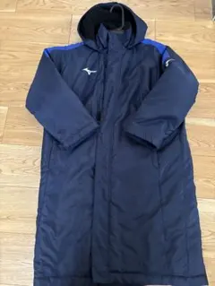 ミズノジュニアキッズロングダウン140ベンチコート