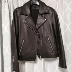 【新品:未使用】羊革 JEANASIS シングルレザーライダース 黒 2025年最新】JEANASIS レディース レザージャケット・ライダースの人気