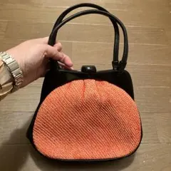 和装用ハンドバッグ オレンジ