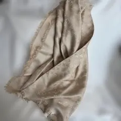 LOUIS VUITTON ベージュ モノグラム ストール