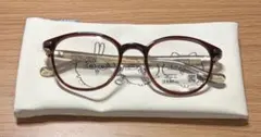 zoff SHIKANOMA 鹿の間 ボストン型サングラス ブラウン(ベージュ