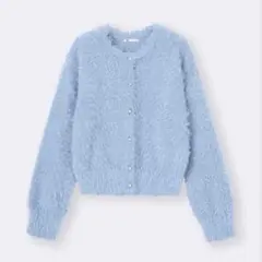 GU シャイニークルーネックカーディガンZ L
