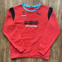 プーマ　Puma 長袖　トレーナー　カラーレッド　サイズ160 子供向