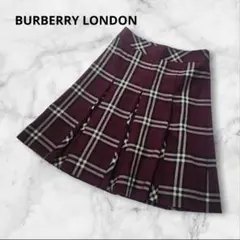 ◾︎訳あり◾︎ バーバリーズ ノバチェック ラップスカート プリーツ レザー BURBERRY（バーバリー） 未使用 スカート レディース プリーツ ミニ