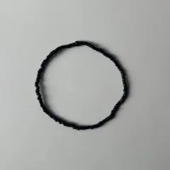 ビーズブレスレット　ブラック