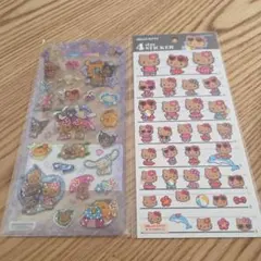 4size sticker ドロップジェリーシール　日焼け　セット