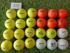 ロストボールNo.320 24球セット SRIXON　年式混合のサムネイル