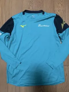 Mizuno 水色 長袖 ラグビーウェア NECグリーンロケッツ