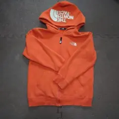 THE NORTH FACE オレンジ ジップアップパーカー
