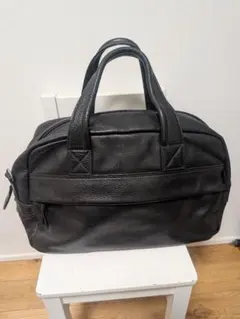 【美品】PORTER（ポーター ）レザー ボストンバッグ ブラック　シボ革のサムネイル