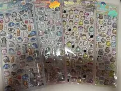 キャラクター シール　ご褒美シール　　ぷっくりシール　立体シール