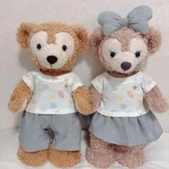 k*2様 ダッフィー＆シェリーメイ コスチューム　ハンドメイド