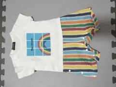 moujonjon ロンパース 70cm レインボーのサムネイル