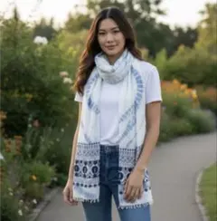 プレミアムコットン100% 超大判ストール