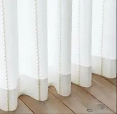 unico レースカーテン NOIX アイボリー 2枚セット 100x135