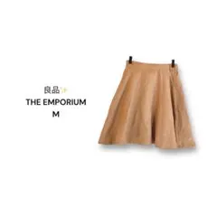 ジエンポリアム THE EMPORIUM ベロアスカート【M】茶 フレア 良品✨