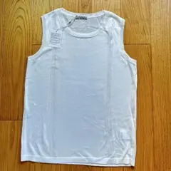 theory luxe ノースリーブ 綿セーター