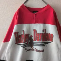 80s USA製 ハーレーダビッドソン 両面プリント イーグル スウェット M