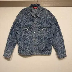 シュプリーム Script Jacquard Denim Jacket FW22