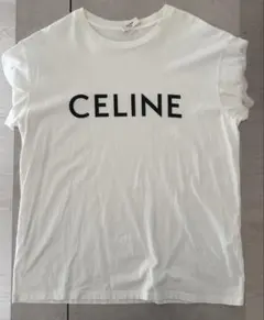 CELINE ロゴ Tシャツ ホワイトS 定価80,300のサムネイル