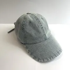 ZARA デニムキャップ ライトブルー リボン結びデザイン