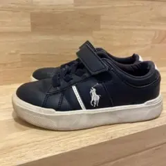 Ralph Lauren ネイビー レザースニーカーのサムネイル