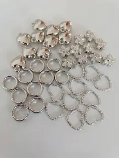 【418】アクセサリーパーツ まとめ売り ハンドメイド 40個