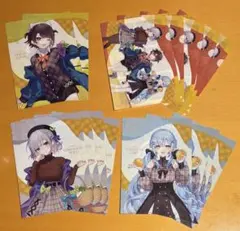 セブンイレブン　ホロライブ オリジナルクリアファイル　全4種　計15枚