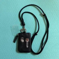 PEZ(ペッツ) ×ear/牛革/カードケース/スマホショルダーストラップ